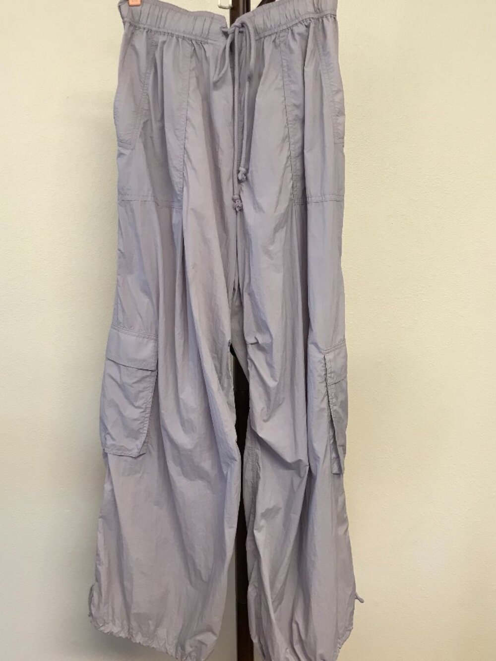 Anthropologie Light Lavender Cargo Joggers - Picture 2 of 9